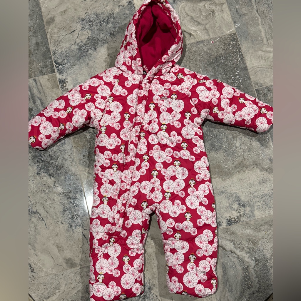 Trespass Pink Baby Snowsuit Trespass Pink Baby Snowsuit